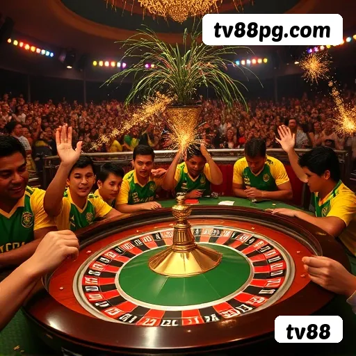 Roleta e blackjack tv88